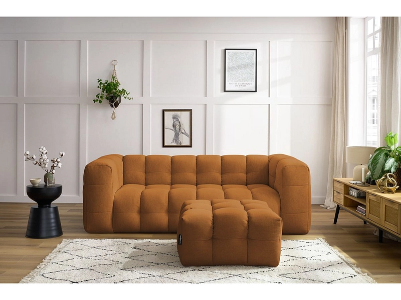 3er Sofa mit Hocker BOBOCHIC CLOUD