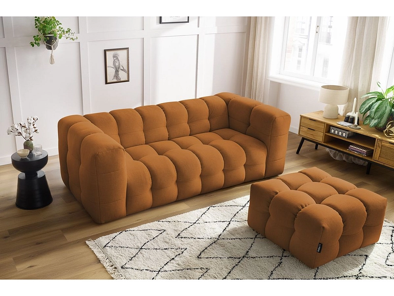 3er Sofa mit Hocker BOBOCHIC CLOUD