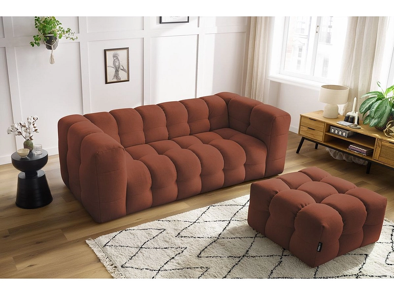 3er Sofa mit Hocker BOBOCHIC CLOUD