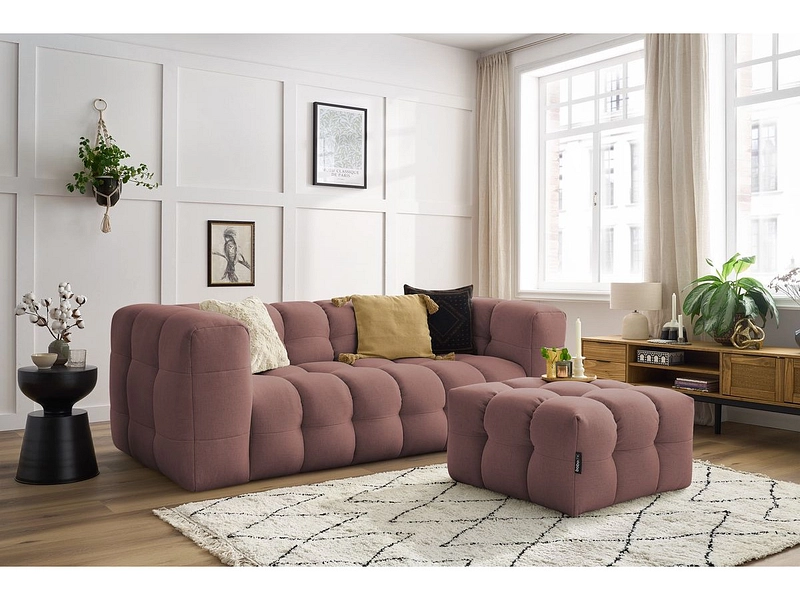 3er Sofa mit Hocker BOBOCHIC CLOUD