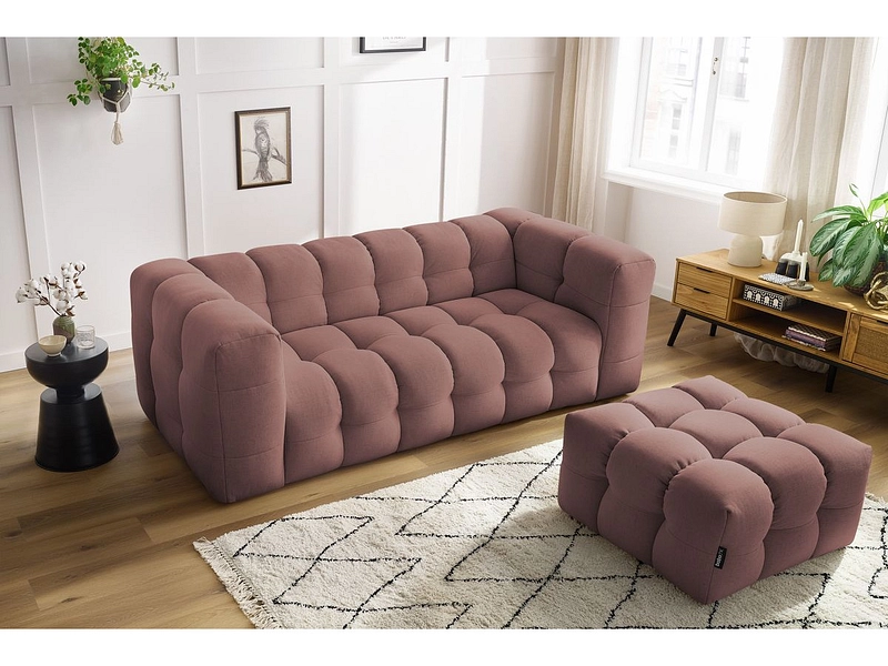 3er Sofa mit Hocker BOBOCHIC CLOUD