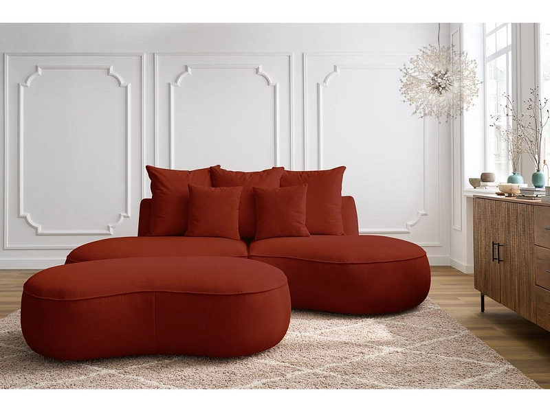 3er Sofa mit Hocker BOBOCHIC SAINT-GERMAIN