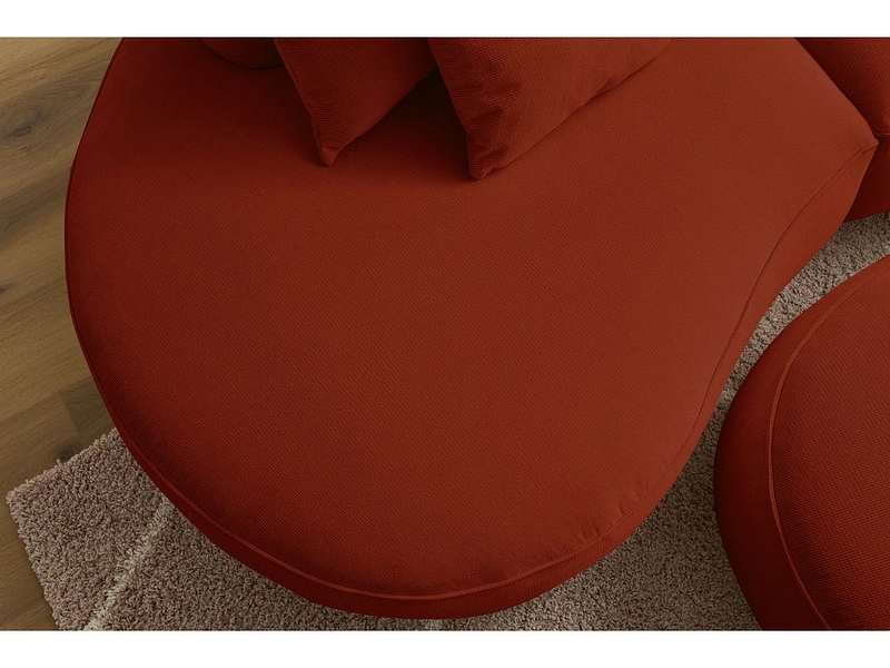 Divano 3 posti con pouf BOBOCHIC SAINT-GERMAIN