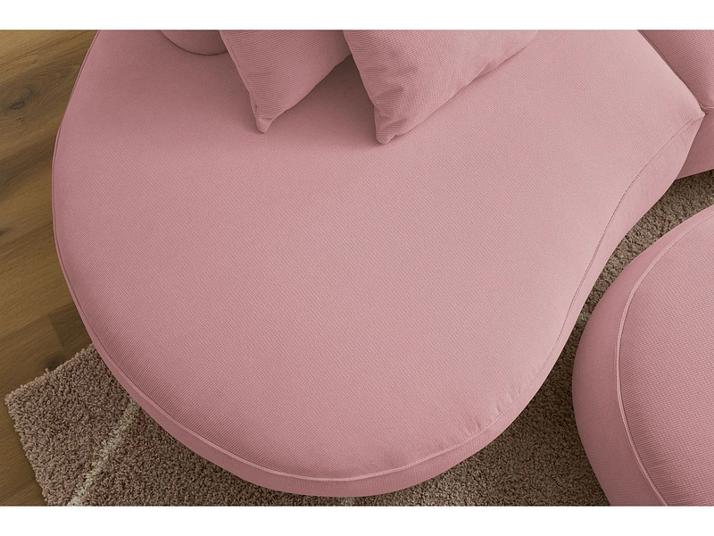 Divano 3 posti con pouf BOBOCHIC SAINT-GERMAIN