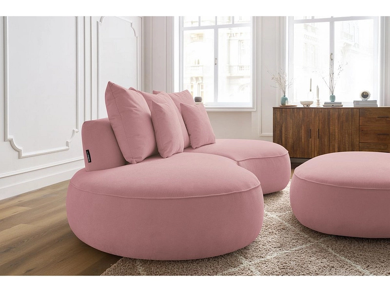 Divano 3 posti con pouf BOBOCHIC SAINT-GERMAIN