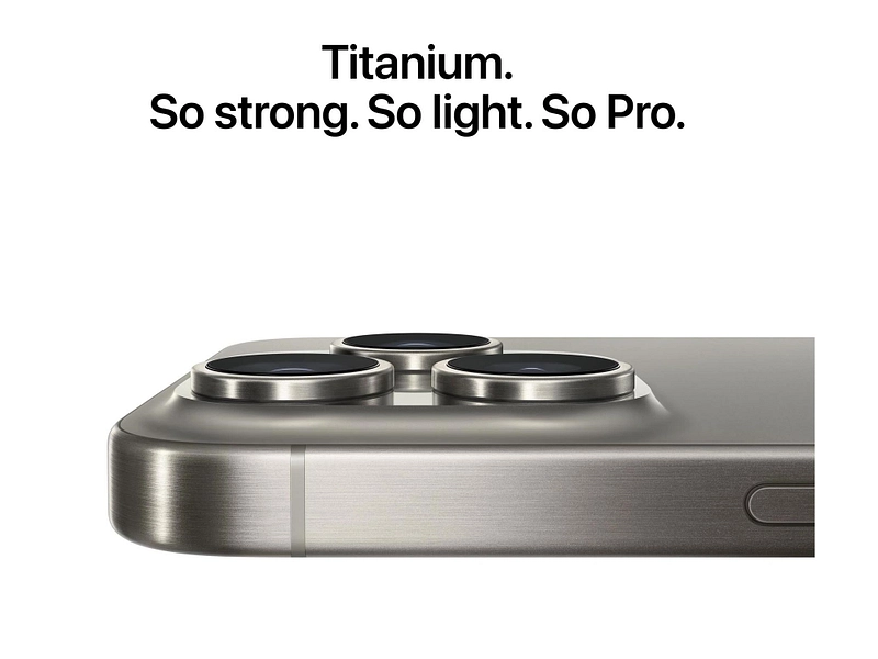 iPhone 15 Pro Max 5G APPLE titanio bianco