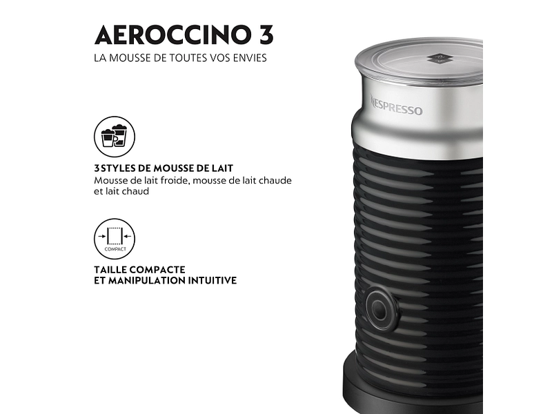 Milchschäumer NESPRESSO Aeroccino 3