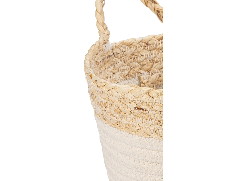 Panier de rangement CLAIRE blanc