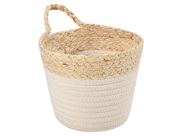 Panier de rangement CLAIRE blanc