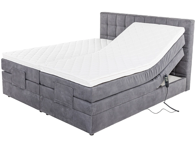 Boxspring électrique VICKY gris