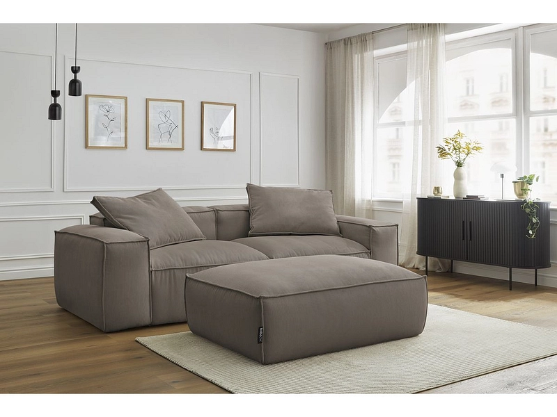 3er Sofa mit Hocker BOBOCHIC BOHEME