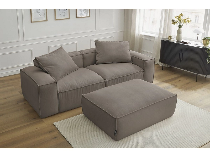 3er Sofa mit Hocker BOBOCHIC BOHEME