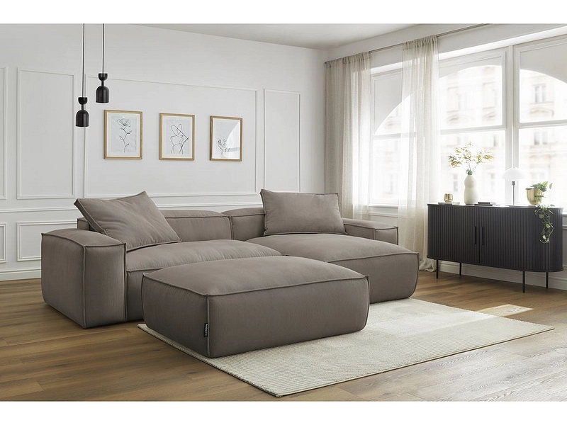 Ecksofa mit Hocker BOBOCHIC BOHEME