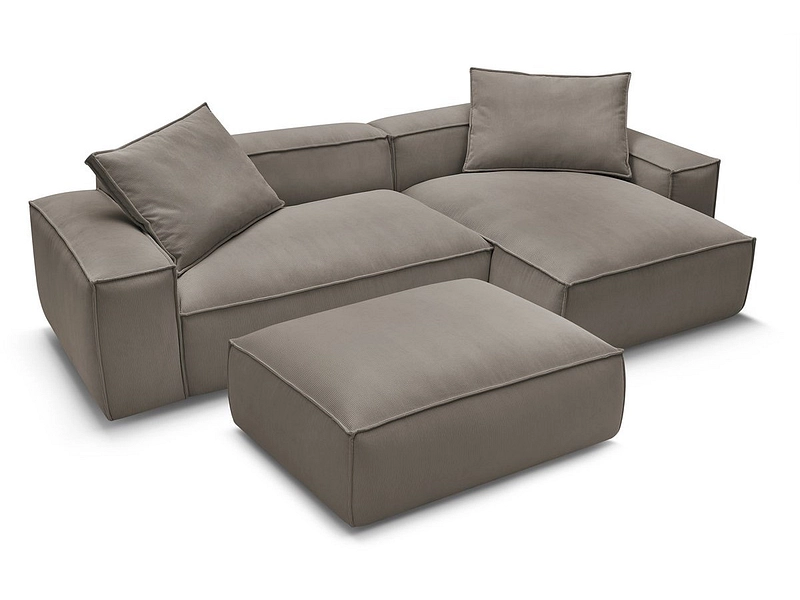 Ecksofa mit Hocker BOBOCHIC BOHEME