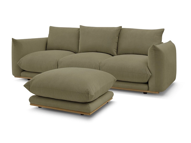 3er Sofa mit Hocker BOBOCHIC ERNEST