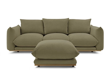 3er Sofa mit Hocker BOBOCHIC ERNEST