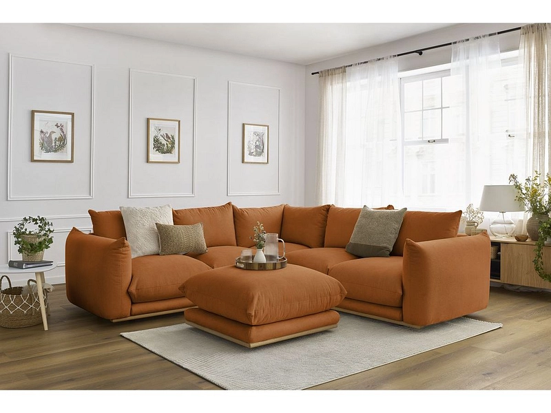 Ecksofa mit Hocker BOBOCHIC ERNEST Ecksofa mit Hocker BOBOCHIC ERNEST