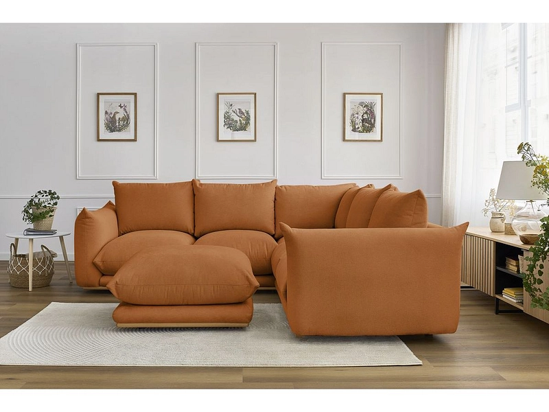 Ecksofa mit Hocker BOBOCHIC ERNEST Ecksofa mit Hocker BOBOCHIC ERNEST