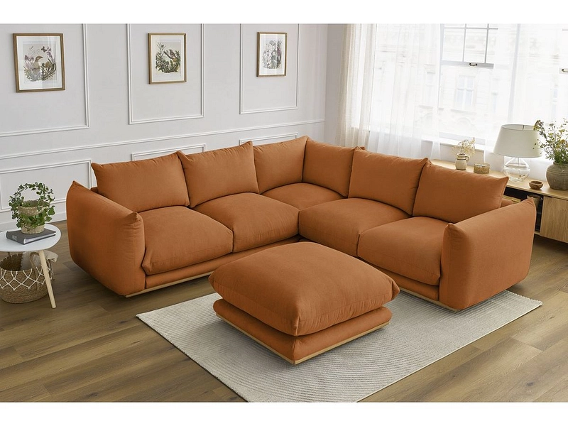 Ecksofa mit Hocker BOBOCHIC ERNEST Ecksofa mit Hocker BOBOCHIC ERNEST
