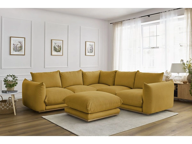 Ecksofa mit Hocker BOBOCHIC ERNEST Ecksofa mit Hocker BOBOCHIC ERNEST