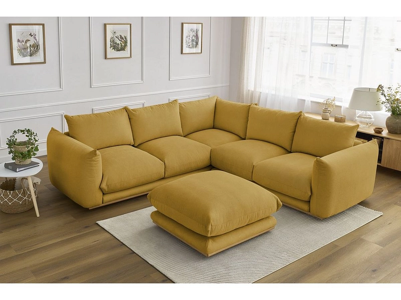 Ecksofa mit Hocker BOBOCHIC ERNEST Ecksofa mit Hocker BOBOCHIC ERNEST
