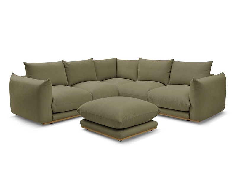 Ecksofa mit Hocker BOBOCHIC ERNEST Ecksofa mit Hocker BOBOCHIC ERNEST