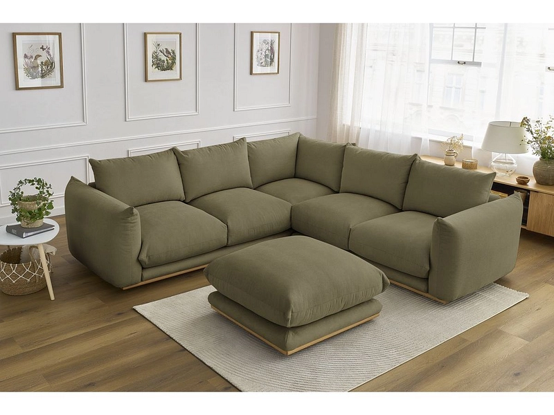 Ecksofa mit Hocker BOBOCHIC ERNEST Ecksofa mit Hocker BOBOCHIC ERNEST