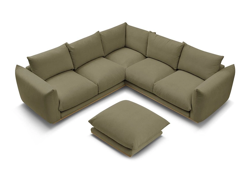 Ecksofa mit Hocker BOBOCHIC ERNEST Ecksofa mit Hocker BOBOCHIC ERNEST