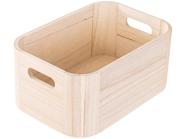 Panier de rangement IBOGA brun clair