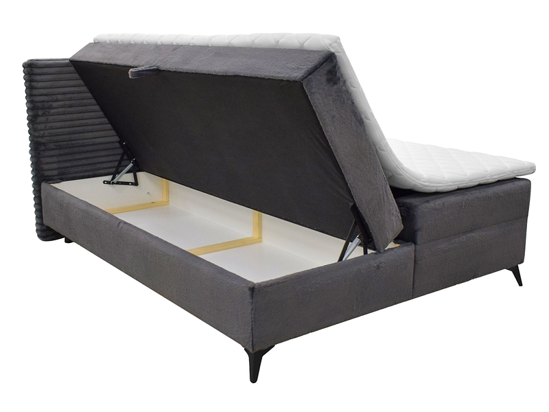 Boxspringbett ZEA grau