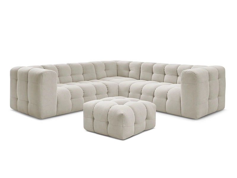 Ecksofa mit Hocker BOBOCHIC CLOUD