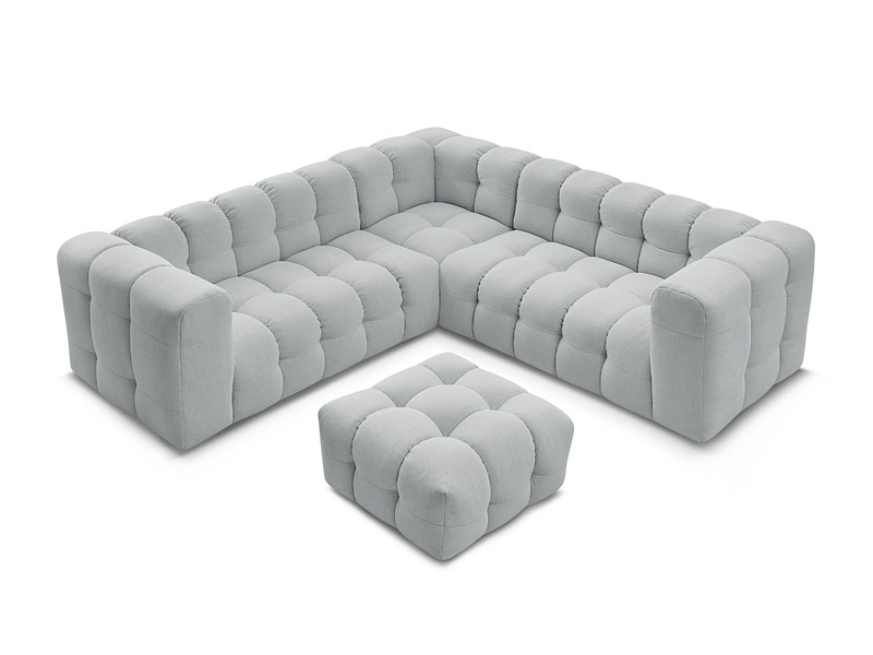 Divano ad angolo con pouf BOBOCHIC CLOUD