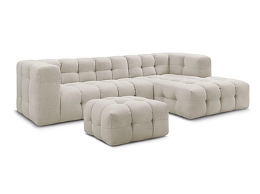 Ecksofa mit Hocker BOBOCHIC CLOUD