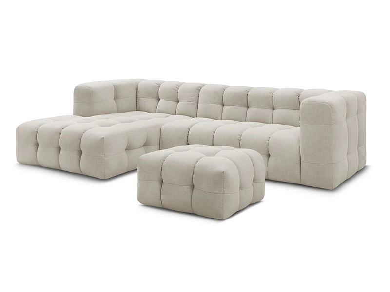 Ecksofa mit Hocker BOBOCHIC CLOUD