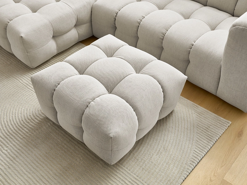 Ecksofa mit Hocker BOBOCHIC CLOUD