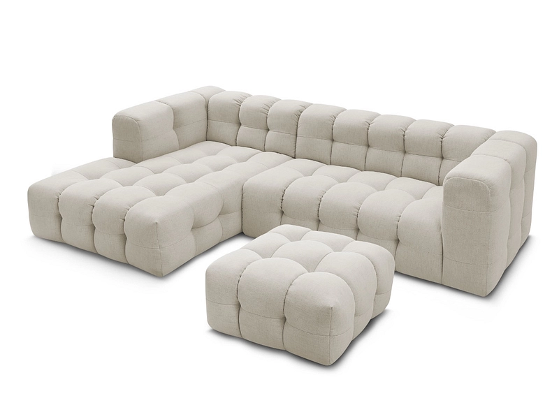 Ecksofa mit Hocker BOBOCHIC CLOUD