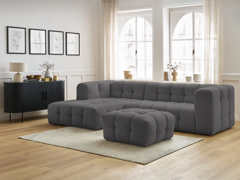 Ecksofa mit Hocker BOBOCHIC CLOUD