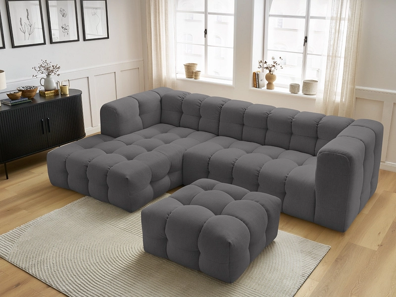 Ecksofa mit Hocker BOBOCHIC CLOUD