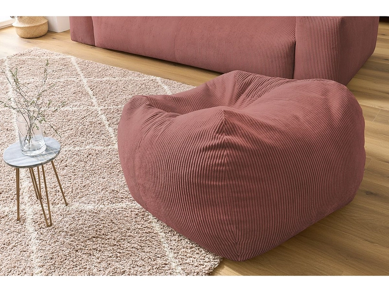 Divano 3 posti con pouf BOBOCHIC VOLTAIRE