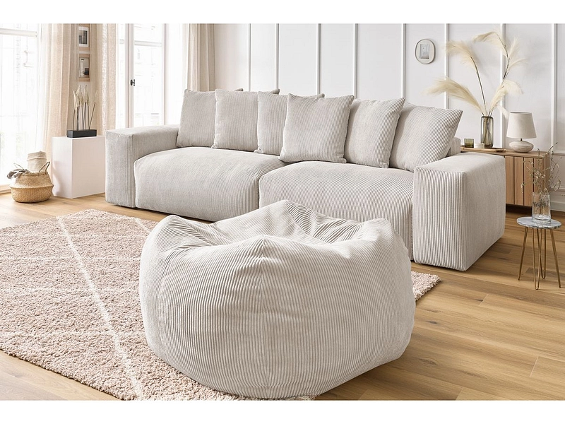 Sofa mit Hocker BOBOCHIC VOLTAIRE