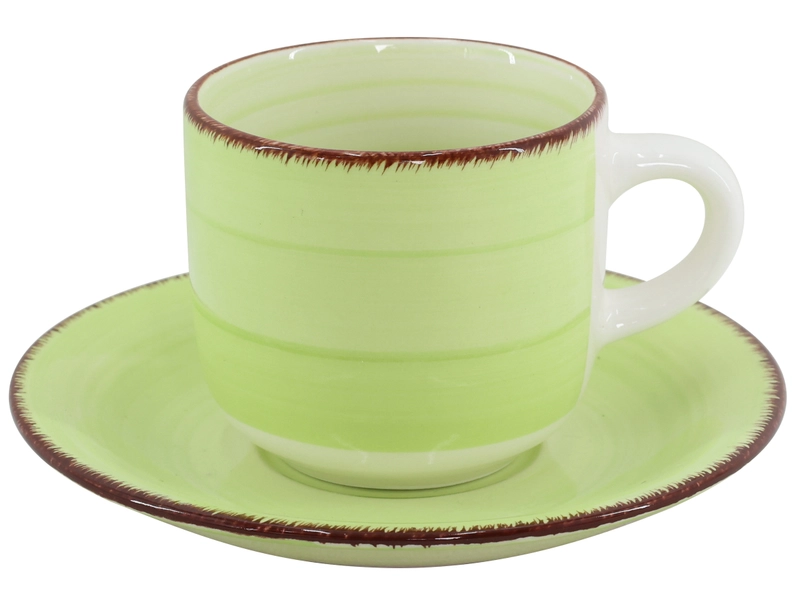 Set Kaffeetassen RAINBOW 24cl Sandstein mehrfarbig