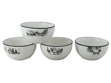 Set de bols MOUNTAIN porcelaine