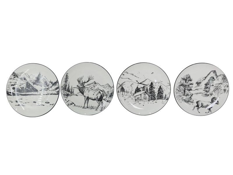 Set vaisselle MOUNTAIN porcelaine