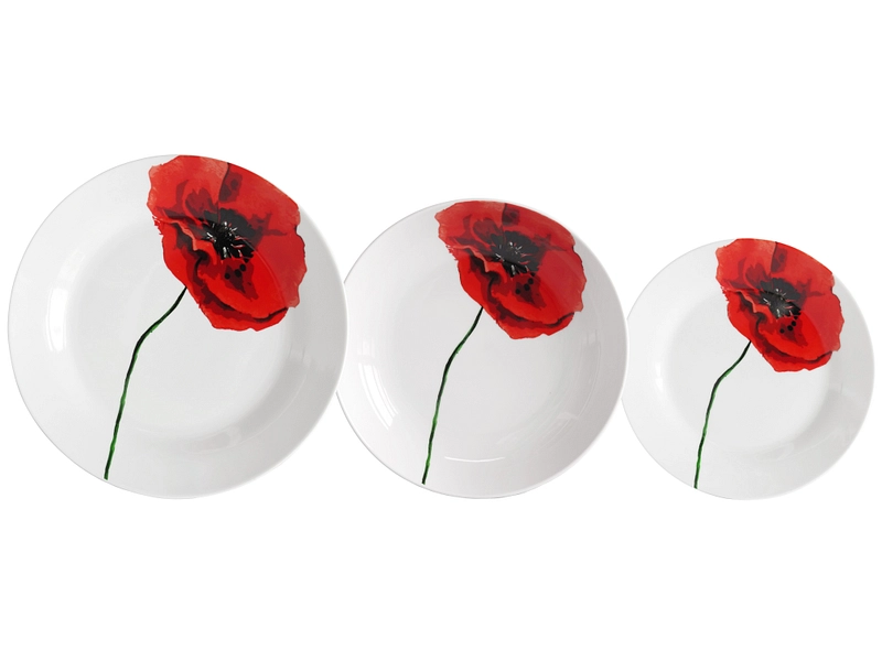 Set stoviglie COQUELICOT porcellana