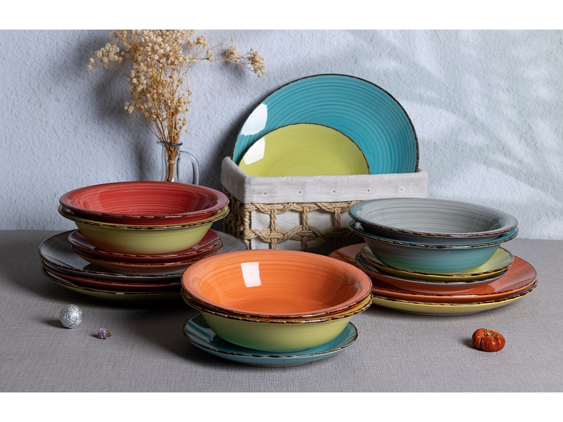 Set vaisselle RAINBOW grès