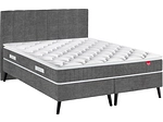 Boxspring EPEDA COLLECTION ELEGANCE MONTANA grigio