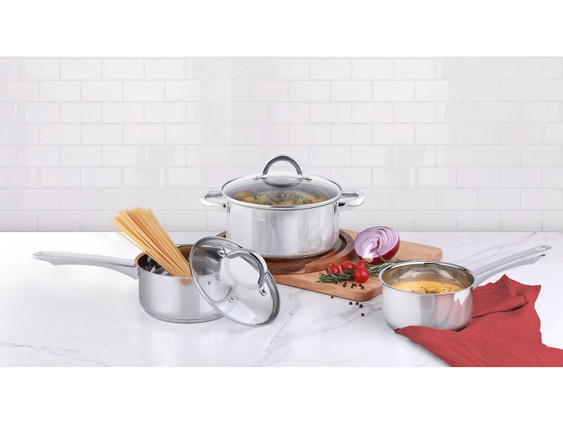 Set cuisson FIRST 5 pièces inox argenté