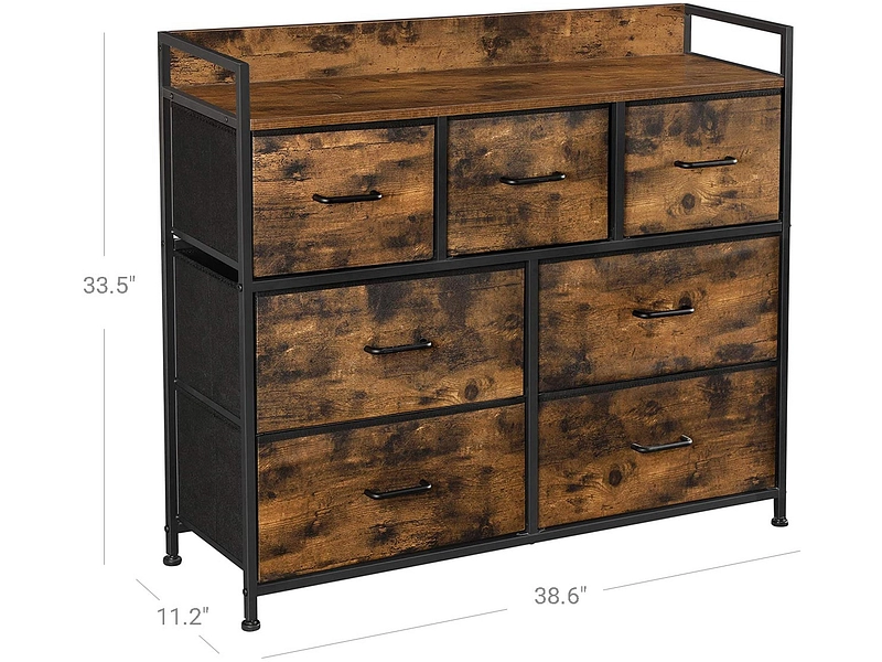 Kommode SONGMICS RUSTIK 7 Schubladen