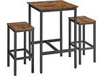 Set bar et tabourets SONGMICS RUSTIK