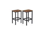 Set 2 Barhocker SONGMICS RUSTIK